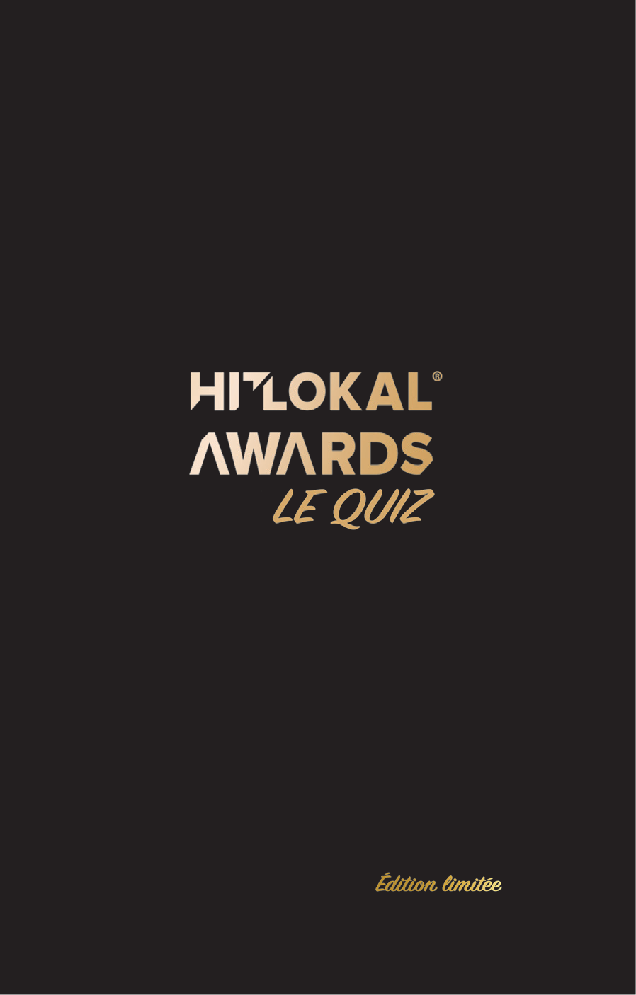 Verso des cartes Hit Lokal Awards — édition limitée
